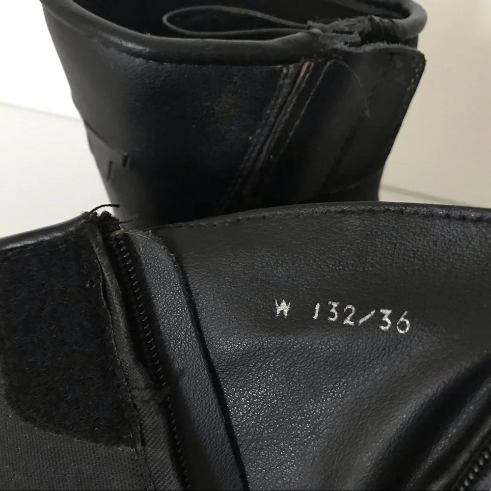 Bilt | Waterproof Motorcycle Boots Mens 36 US 4 Black Leather Wide